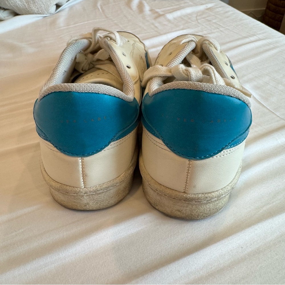 Oliver Cabell White and Blue Sneakers - Picture 6 of 8